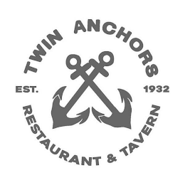 TWIN ANCHORS RESTAURANT & TAVERN EST. 1932 logo