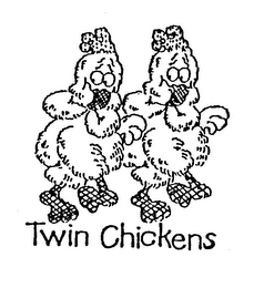 TWIN CHICKENS logo