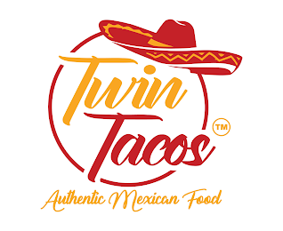 TWIN TACOS AUTHENTIC MEXICAN FOOD logo