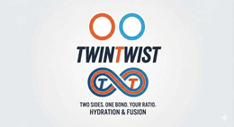 TWINTWIST T T TWO SIDES. ONE BOND. YOUR RATIO. HYDRATION & FUSION logo