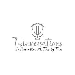 TWINVERSATIONS A CONVERSATION WITH TWINS BY TWINS logo