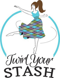 TWIRL YOUR STASH logo