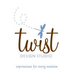 TWIST DESIGN STUDIO, EXPRESSIONS FOR EVERY OCCASION logo