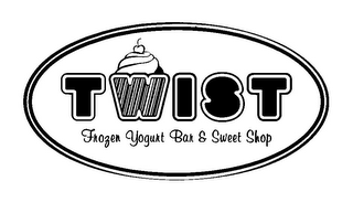 TWIST FROZEN YOGURT BAR & SWEET SHOP logo