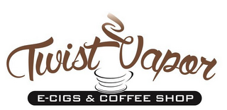 TWIST VAPOR E-CIGS & COFFEE SHOP logo