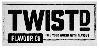 TWISTD FLAVOUR CO FILL YOUR WORLD WITH FLAVOUR logo