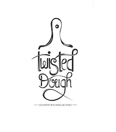 TWISTED DOUGH GOURMET · FUNNEL · CAKES logo