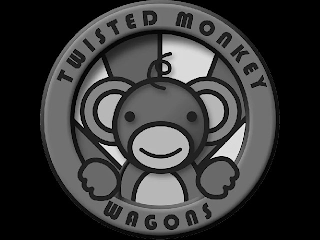 TWISTED MONKEY WAGONS logo
