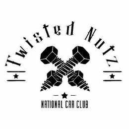 TWISTED NUTZ NATIONAL CAR CLUB logo