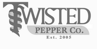 TWISTED PEPPER CO. EST. 2005 logo