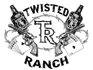 TWISTED RANCH TR TR TR 10 J Q K A A 0 J Q K A A logo