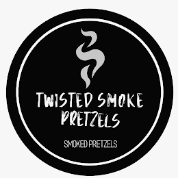 TWISTED SMOKE PRETZELS SMOKED PRETZELS logo