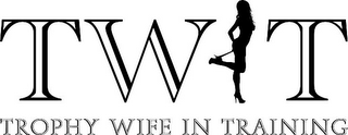 TWIT TROPHY WIFE IN TRAINING logo