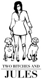 TWO BITCHES AND JULES logo