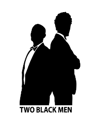 TWO BLACK MEN logo