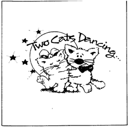 TWO CATS DANCING...