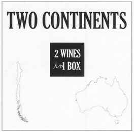 TWO CONTINENTS 2 WINES IN 1 BOX logo
