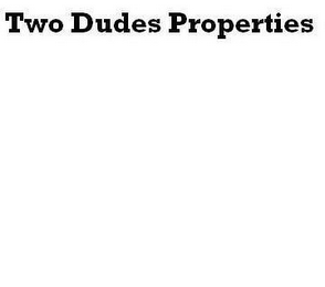 TWO DUDES PROPERTIES logo