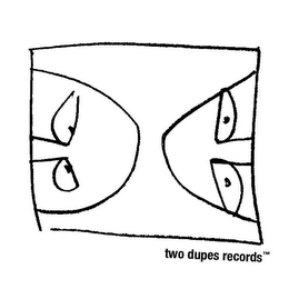 TWO DUPES RECORDS logo