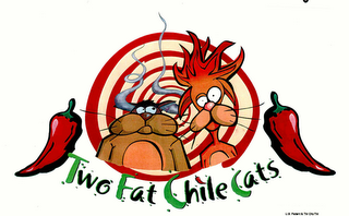TWO FAT CHILE CATS logo