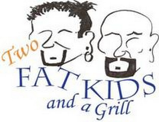 TWO FAT KIDS AND A GRILL logo