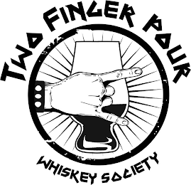 TWO FINGER POUR WHISKEY SOCIETY logo