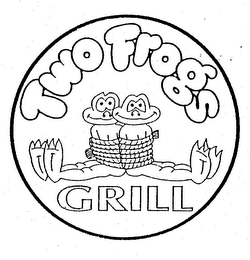 TWO FROGS GRILL logo