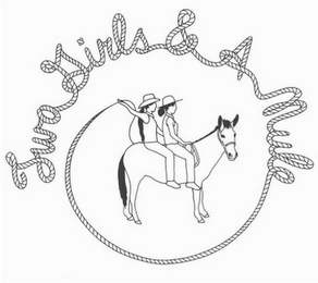 TWO GIRLS & A MULE logo