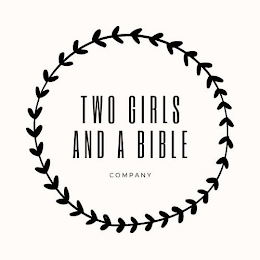 TWO GIRLS AND A BIBLE COMPANY logo