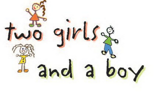 TWO GIRLS AND A BOY logo