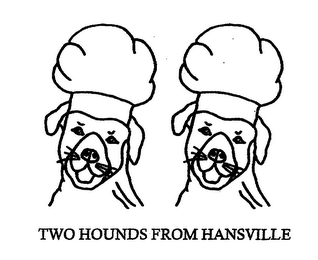 TWO HOUNDS FROM HANSVILLE logo