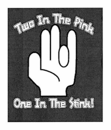 TWO IN THE PINK ONE IN THE STINK! logo