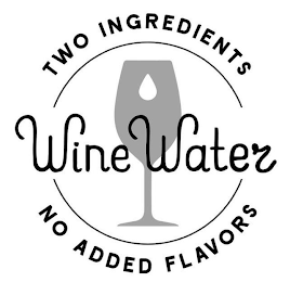 TWO INGREDIENTS WINE WATER NO ADDED FLAVORS logo