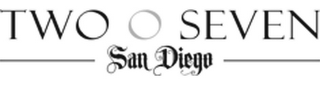 TWO O SEVEN SAN DIEGO logo