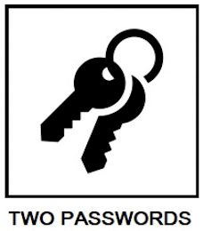 TWO PASSWORDS logo