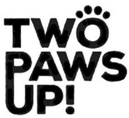 TWO PAWS UP! logo