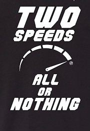 TWO SPEEDS ALL OR NOTHING JR logo