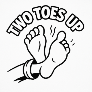 TWO TOES UP logo