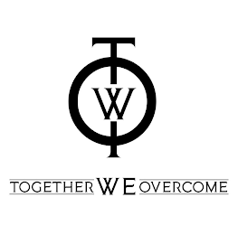 TWO TOGETHER WE OVERCOME logo