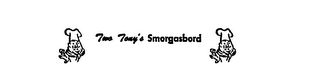 TWO TONY'S SMORGASBORD logo