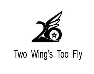 TWO WING'S TOO FLY logo