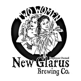 TWO WOMEN EMPLOYEE OWNED NEW GLARUS BREWING CO. logo