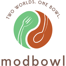 TWO WORLDS. ONE BOWL. MODBOWL logo