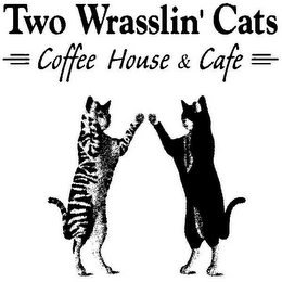 TWO WRASSLIN' CATS COFFEE HOUSE & CAFE logo