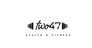 TWO47 HEALTH & FITNESS logo