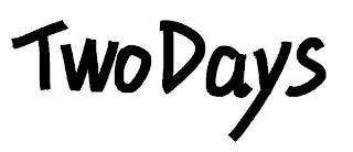 TWODAYS logo
