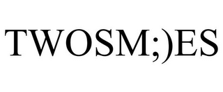 TWOSM;)ES logo