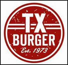 TX BURGER EST. 1973 logo