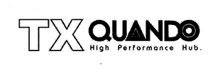 TX QUANDO HIGH PERFORMANCE HUB. logo