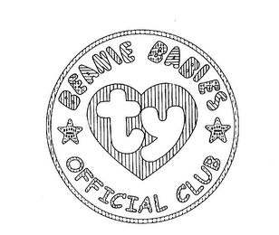 TY BEANIE BABIES OFFICIAL CLUB ORIGINAL BEANIE BABY logo